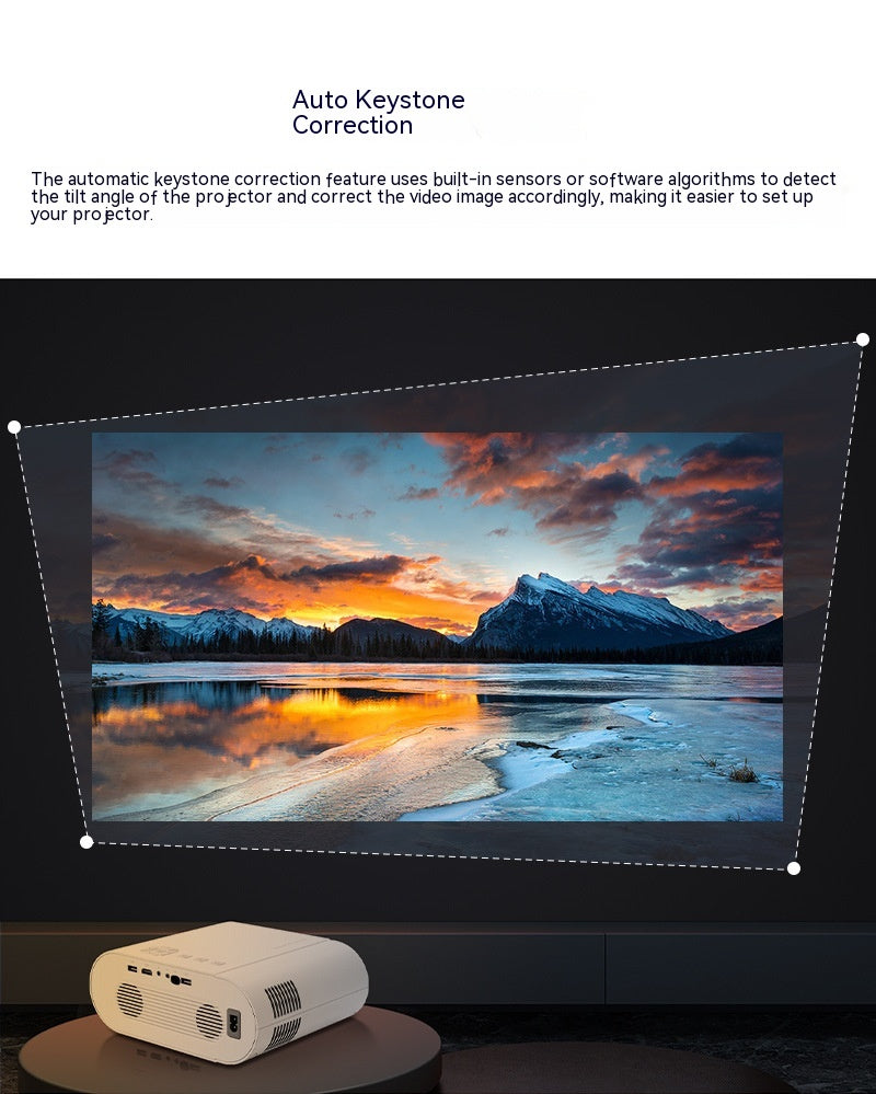 T07 Projecteur intelligent Full HD 320ANSI Lumière haute luminosité