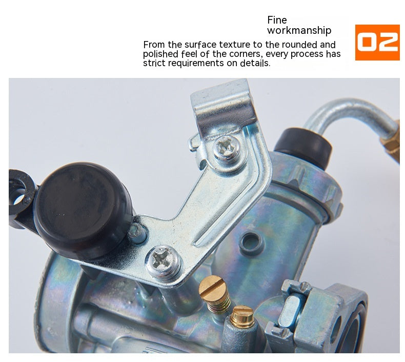 Carburateur d'assemblage de pièces de moteur de moto à cheval Type d'exportation