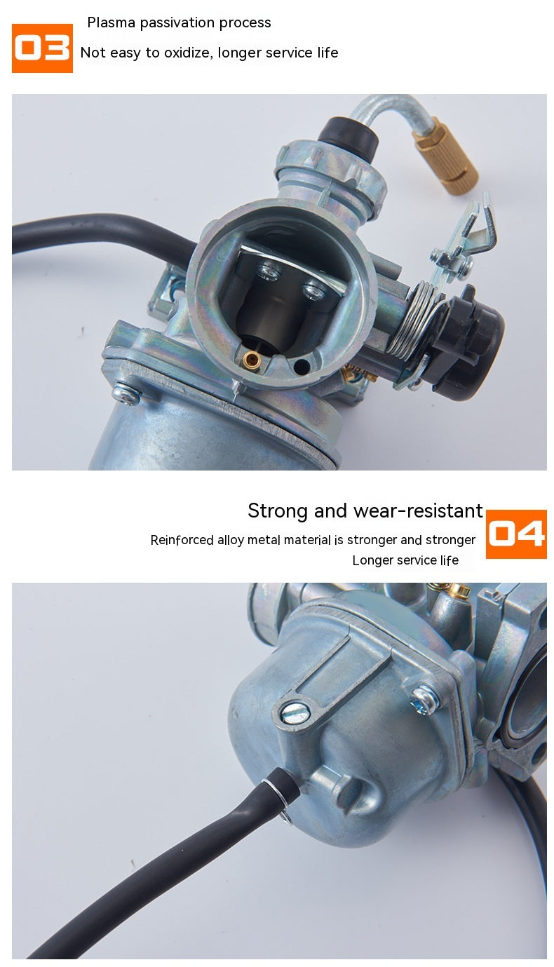 Carburateur d'assemblage de pièces de moteur de moto à cheval Type d'exportation