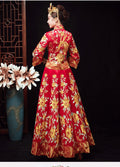 Dragon chinois et Phoenix ont une robe Chaplet et robe officielle Xiuhe