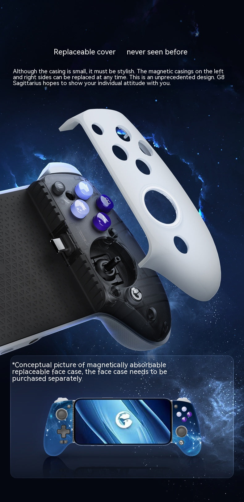 G8 Gamepad Type-c Interface Simulateur Android