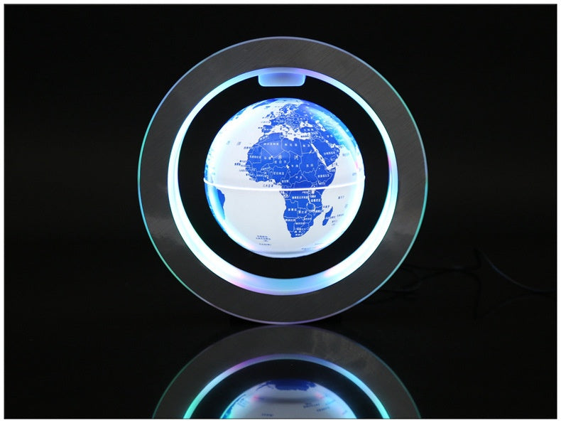 Ornements auto-rotationux Maglev Globe en forme d'O