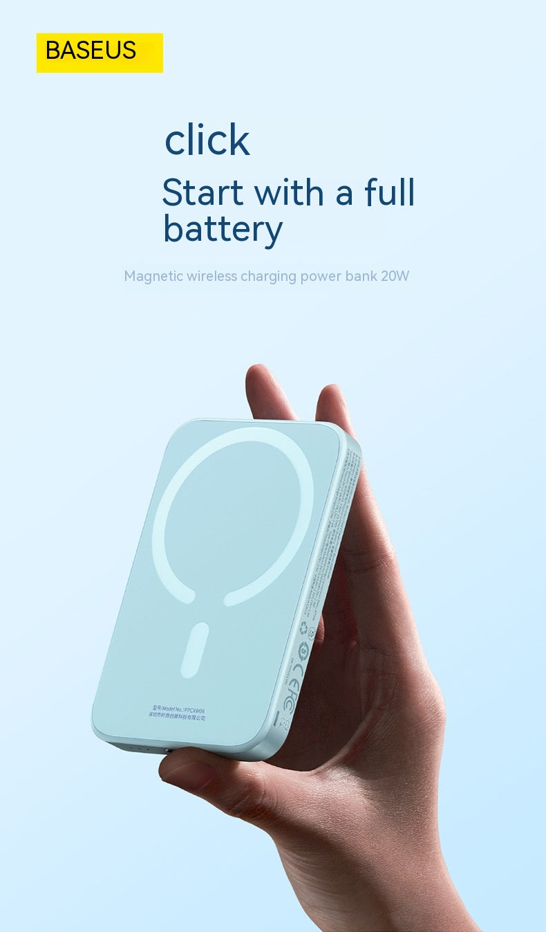 Magsafe20W Charge rapide magnétique Banque d'énergie sans fil