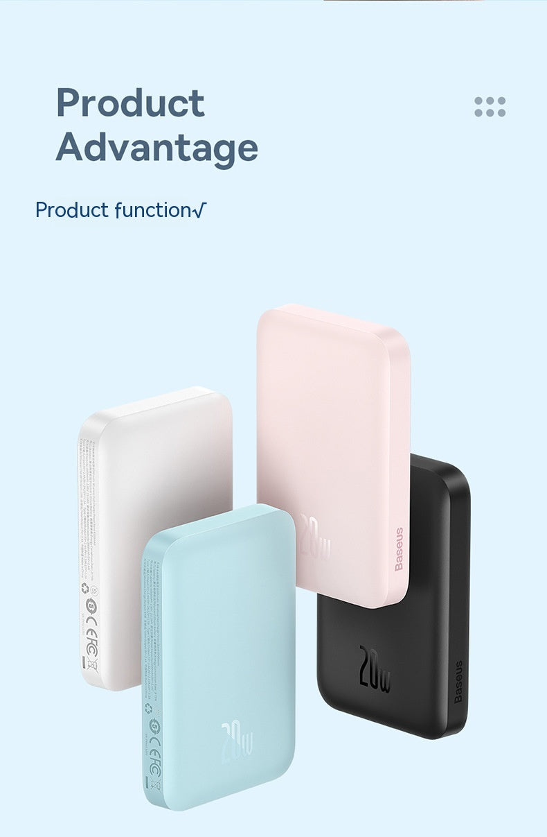 Magsafe20W Charge rapide magnétique Banque d'énergie sans fil