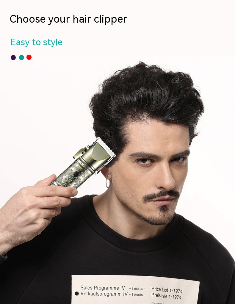 Clipper de cheveux rétro progressif pour hommes