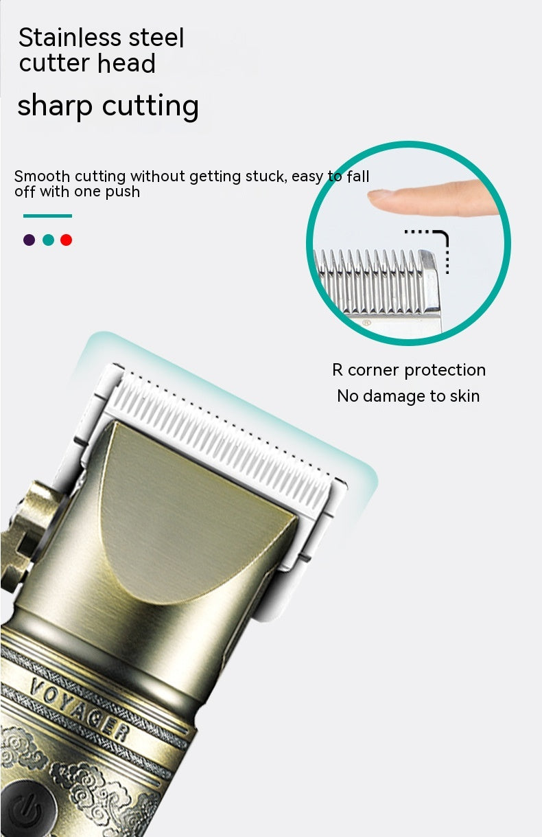 Clipper de cheveux rétro progressif pour hommes