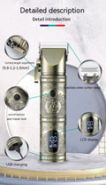 Clipper de cheveux rétro progressif pour hommes