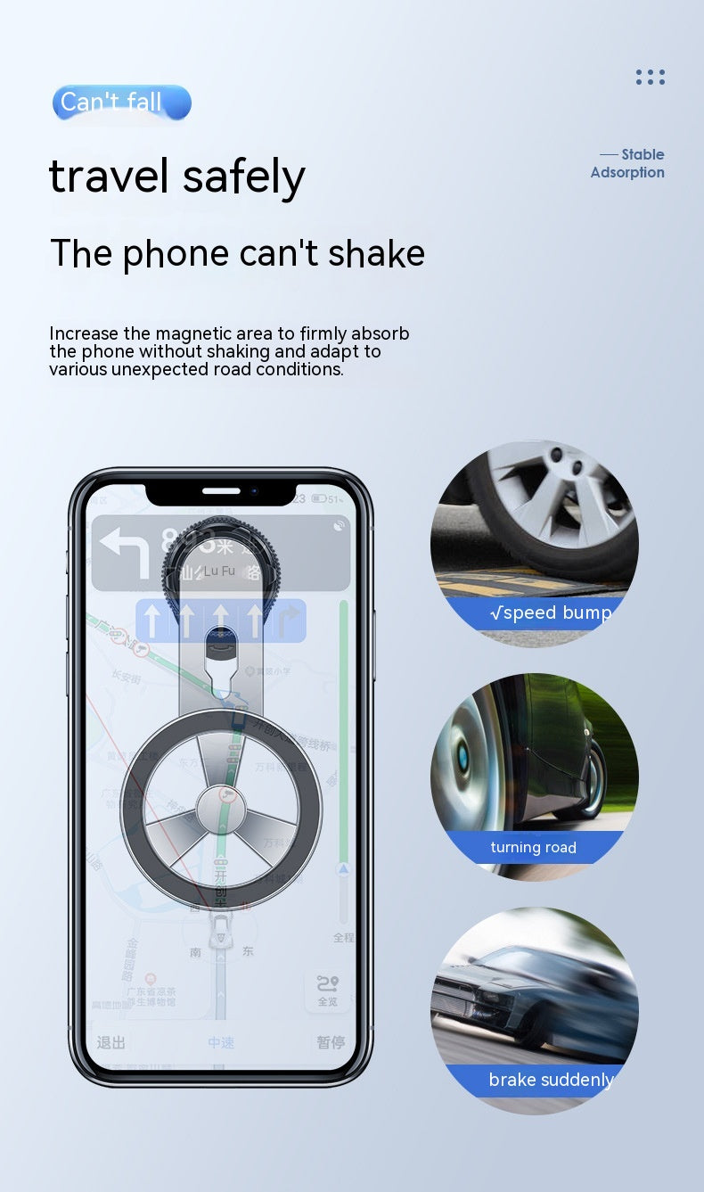 Car Snap-on 360 porte-téléphone mobile rotatif polyvalent
