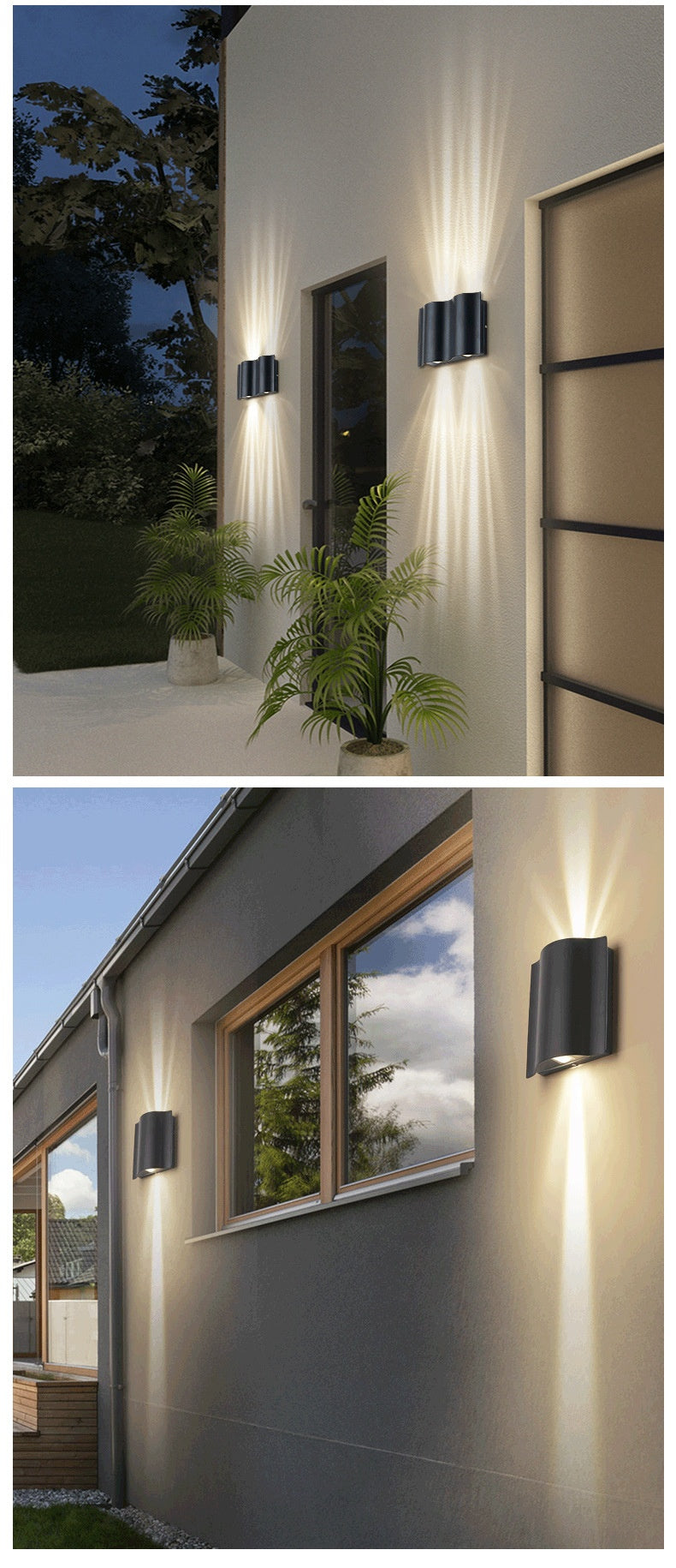 Moderne Led Outdoor Up and Down Spotlight Waterproof