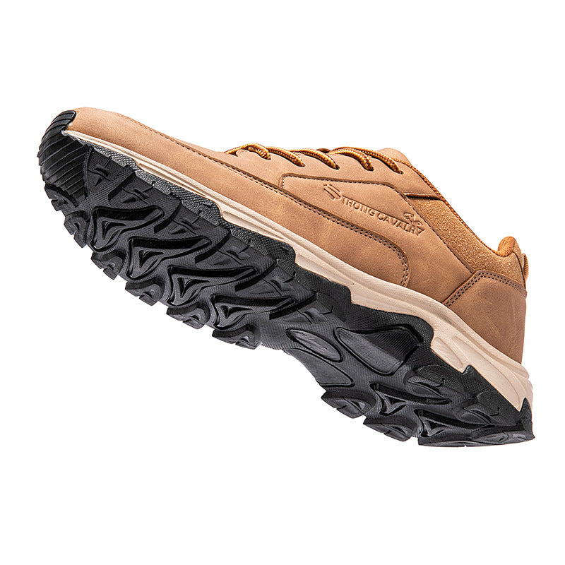 En cuir imperméable Déodorant Homme Casual Moyen-âge et âgé Running Plus Size Board