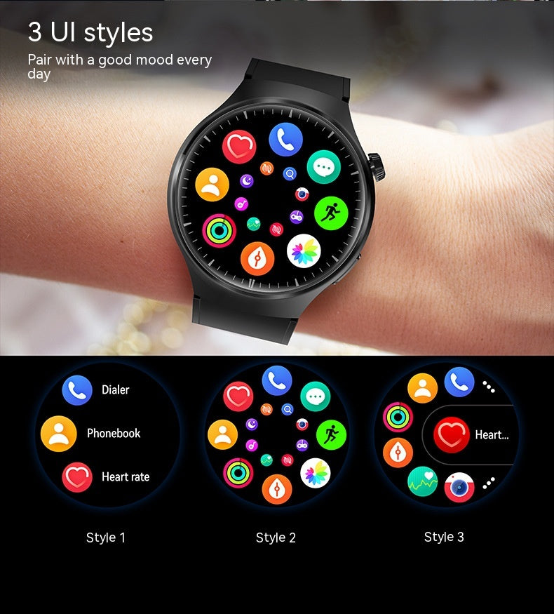 Surveillance des sports de santé et ensemble de montres intelligentes Bluetooth