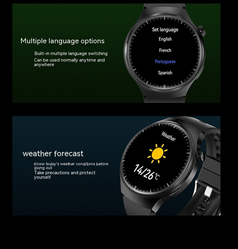 Surveillance des sports de santé et ensemble de montres intelligentes Bluetooth