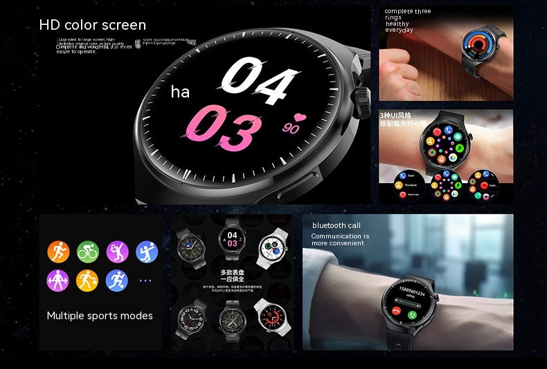 Surveillance des sports de santé et ensemble de montres intelligentes Bluetooth