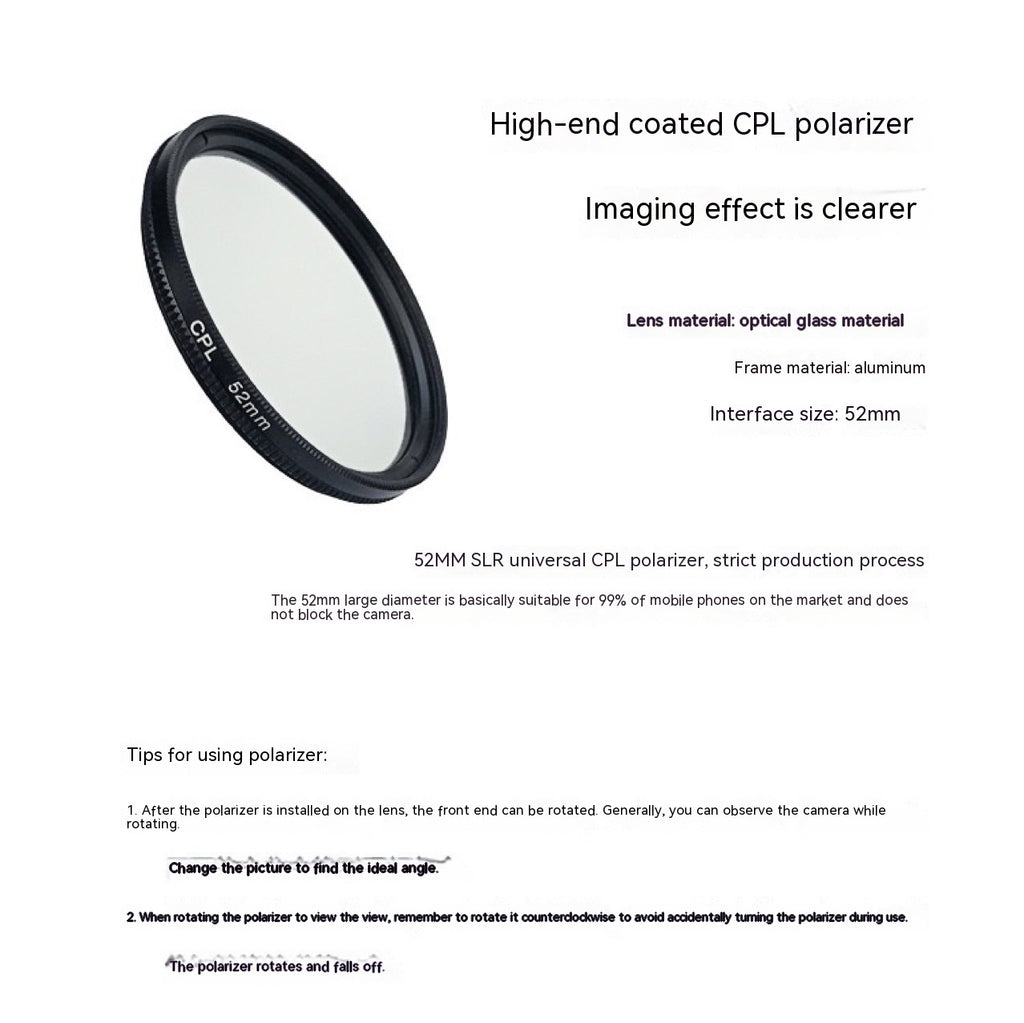 Photographie Artifact Lentille anti-colore Support téléphonique mobile