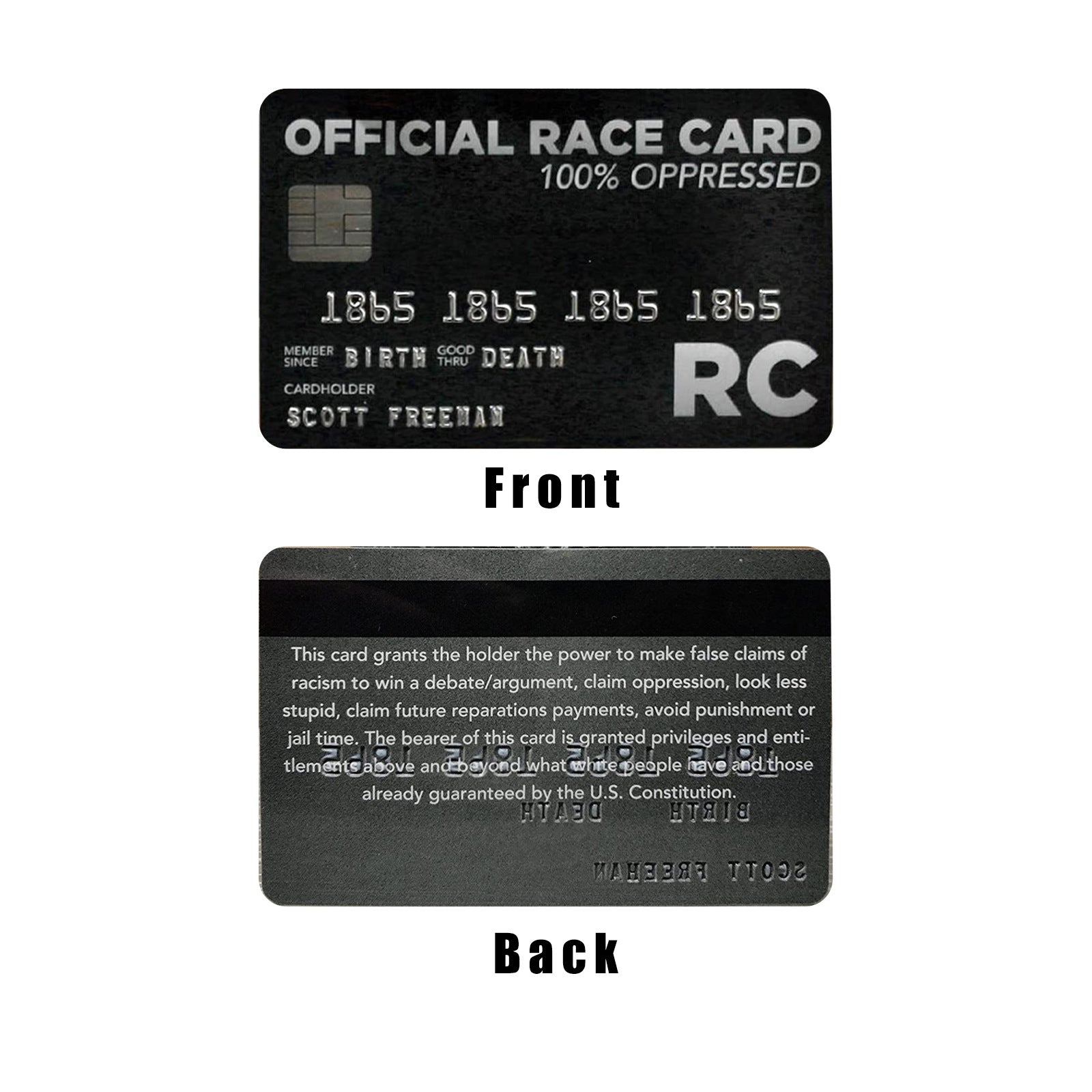 Carte de crédit Privilège Blanc Trumps Tout