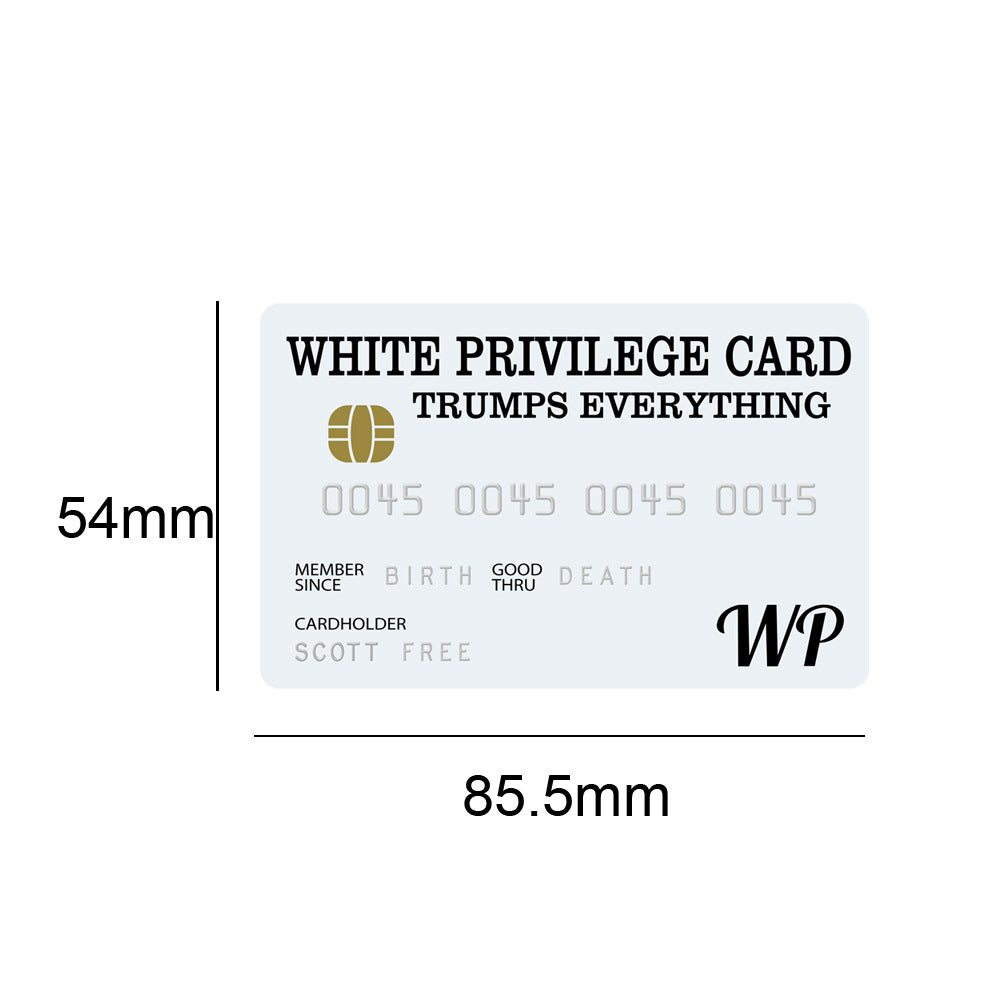 Carte de crédit Privilège Blanc Trumps Tout