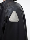 Veste en cuir métal design graphique Veste