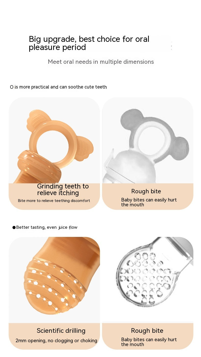 Happy Bite fournitures de sucette en silicone comestible pour enfants