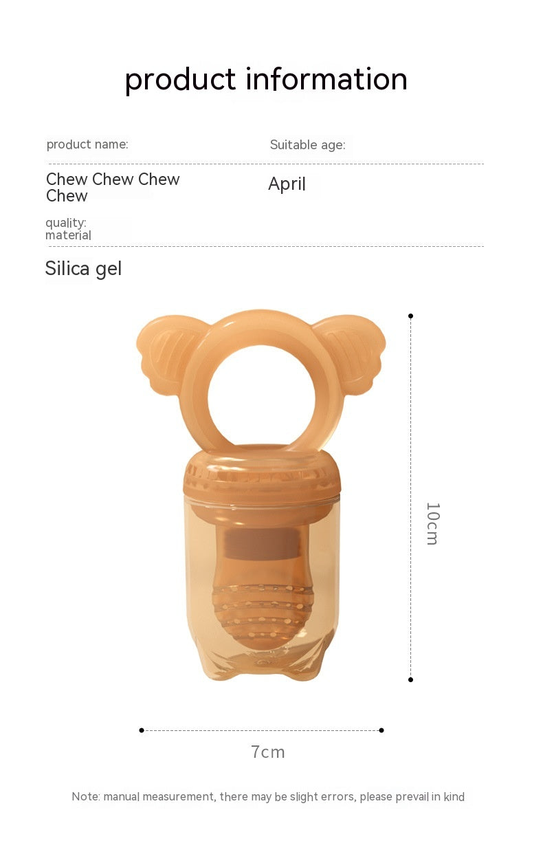 Happy Bite fournitures de sucette en silicone comestible pour enfants