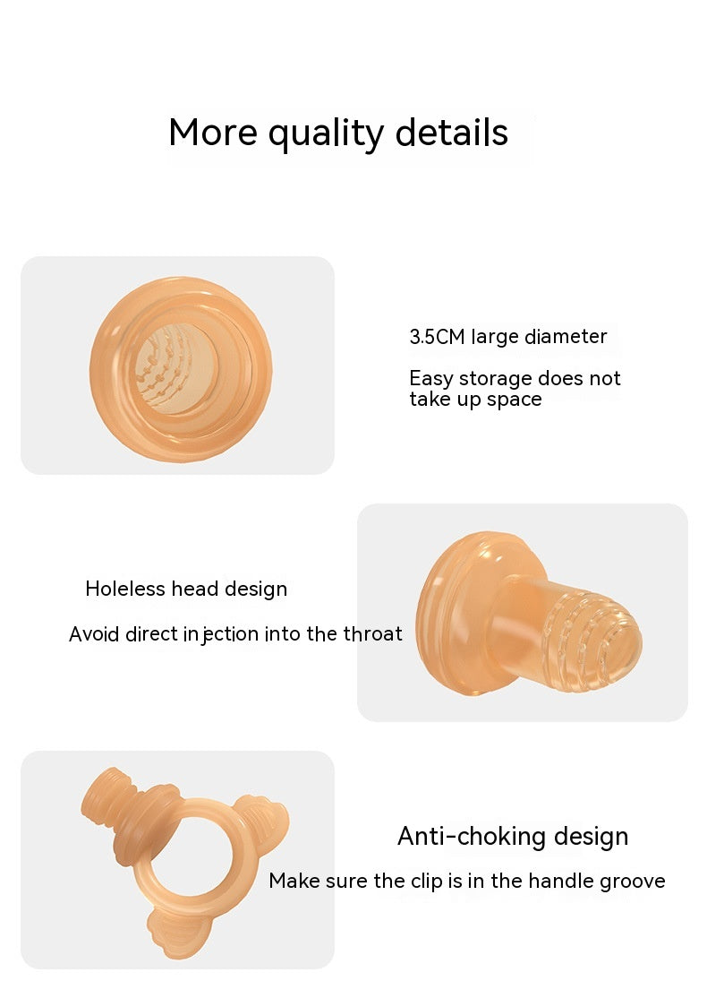 Happy Bite fournitures de sucette en silicone comestible pour enfants