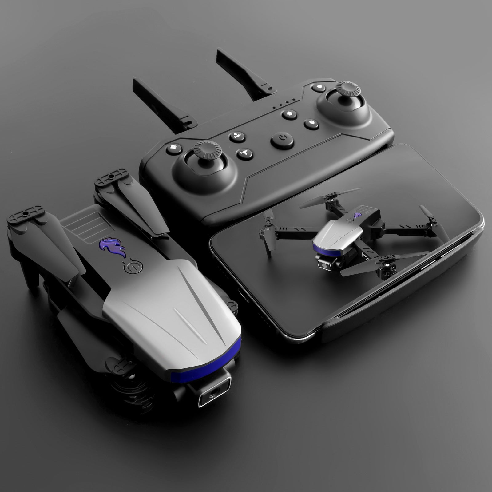 S85 Trois faces Obstacle Evitement UAV 4K Aerial Photography HD Dual Camera Quatre axes