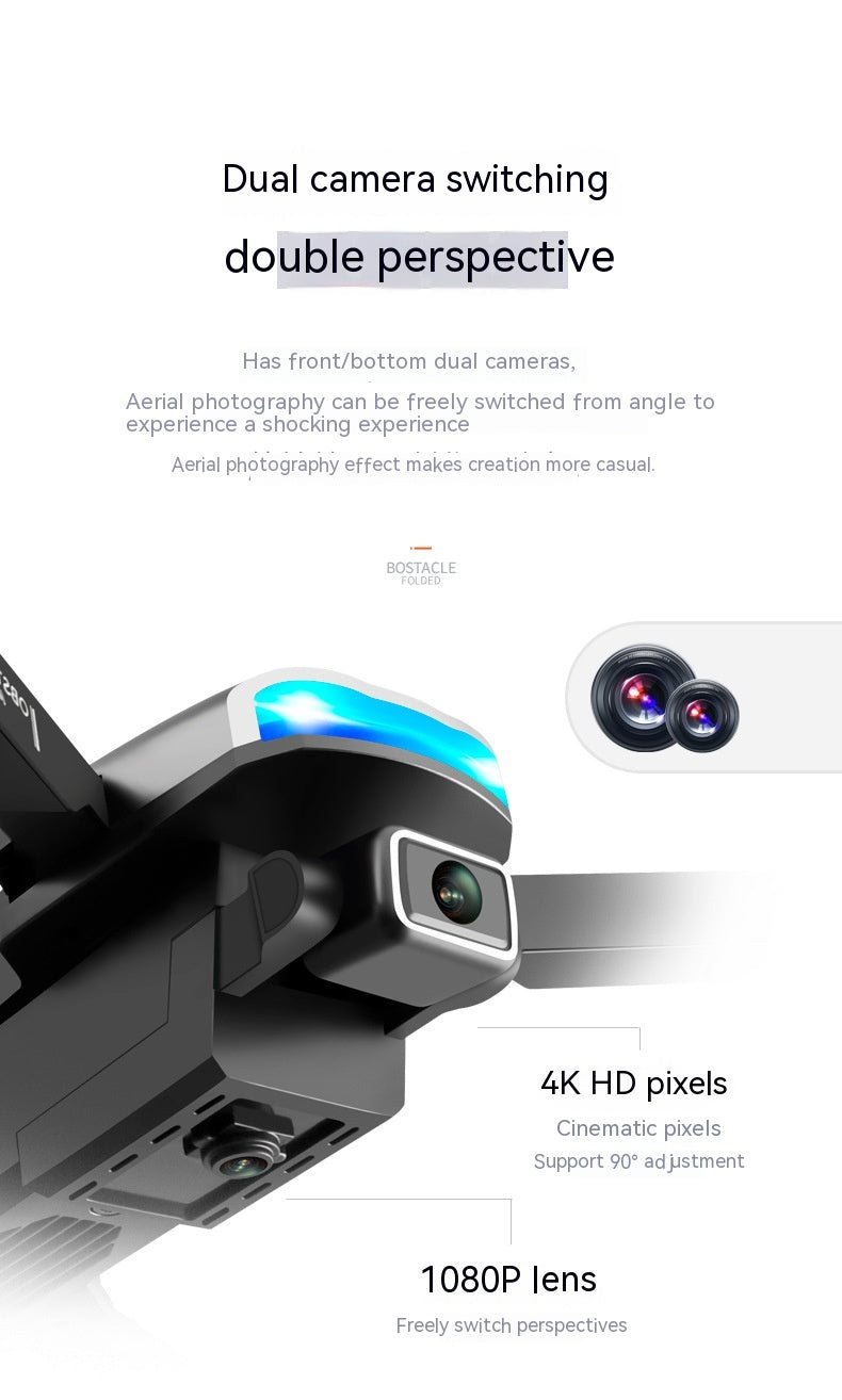 S85 Trois faces Obstacle Evitement UAV 4K Aerial Photography HD Dual Camera Quatre axes