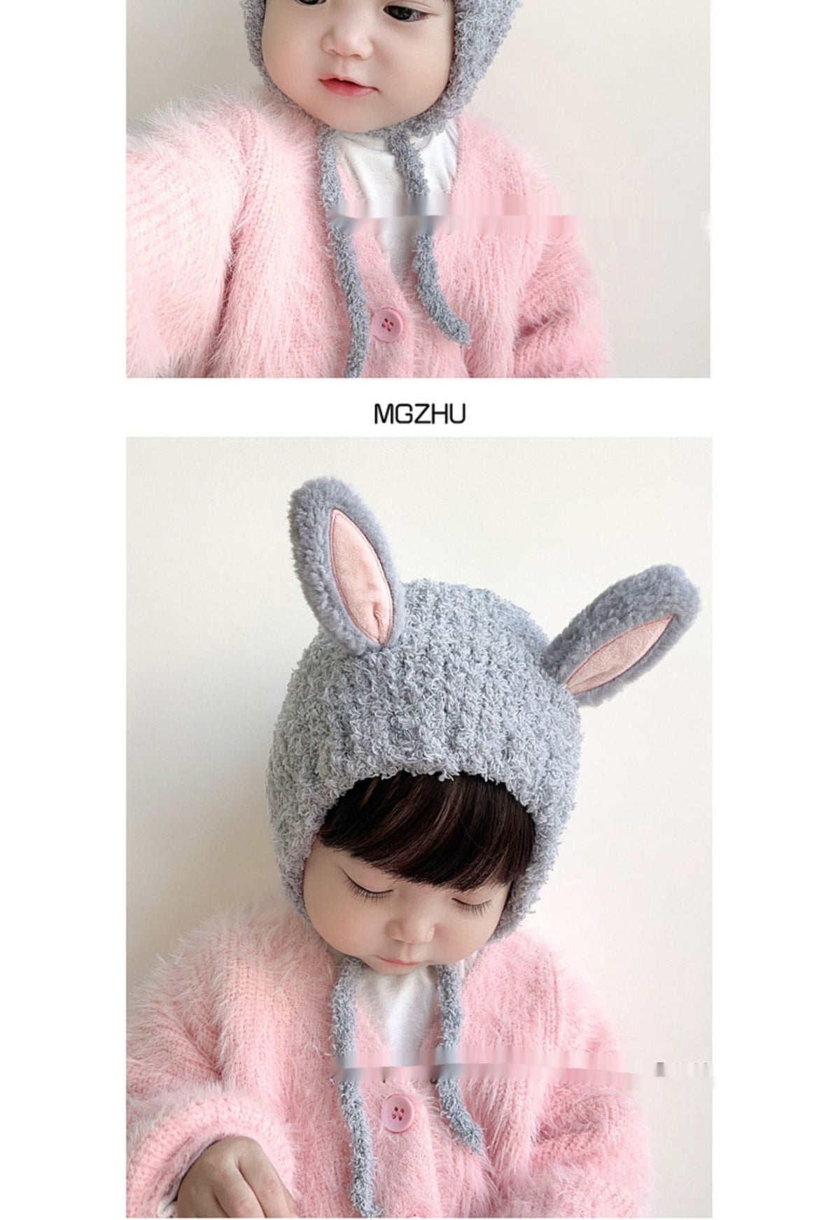 Chapeau de bébé Automne et hiver épaississant Chapeau tricoté