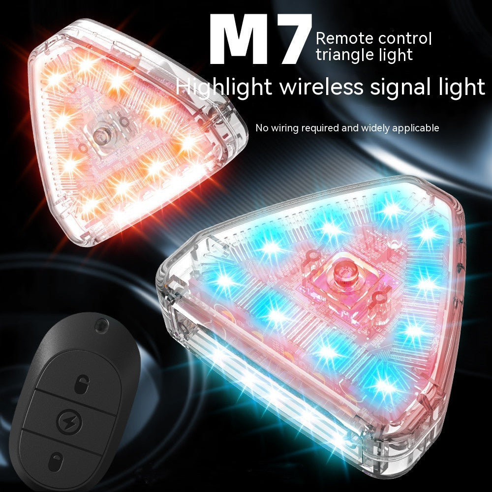 Strobe Light Remote Control Strobe Lampe voiture moto électrique véhicule vélo Modificati