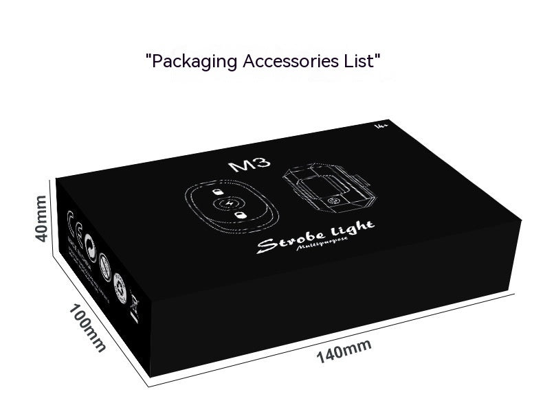Strobe Light Remote Control Strobe Lampe voiture moto électrique véhicule vélo Modificati