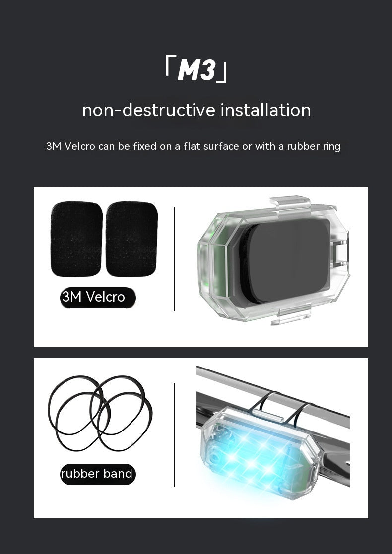Strobe Light Remote Control Strobe Lampe voiture moto électrique véhicule vélo Modificati