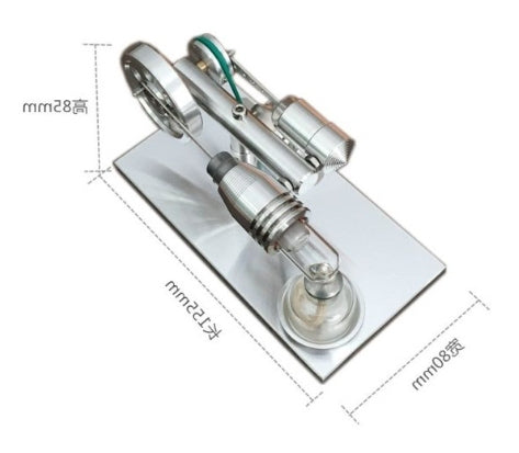 Moteur à vapeur Jouet à basse température Stirling Moteur Miniature School Motor Enfants Ge