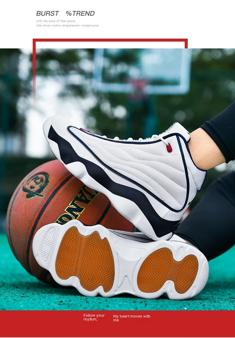 Chaussures de basketball de course tendance haut de gamme résistant à l'usure