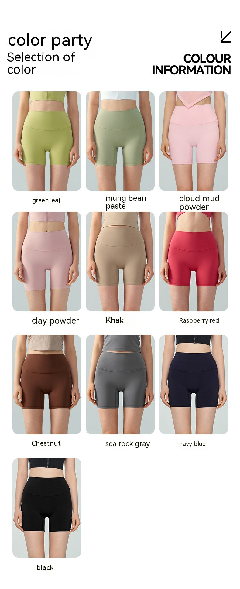 Lycra Yoga Tight Shorts Femme Été Haute Élastique Hip Lifting Quatre Points Cyclisme Pantalon