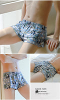 Sous-vêtements pour hommes Boxers imprimés en coton