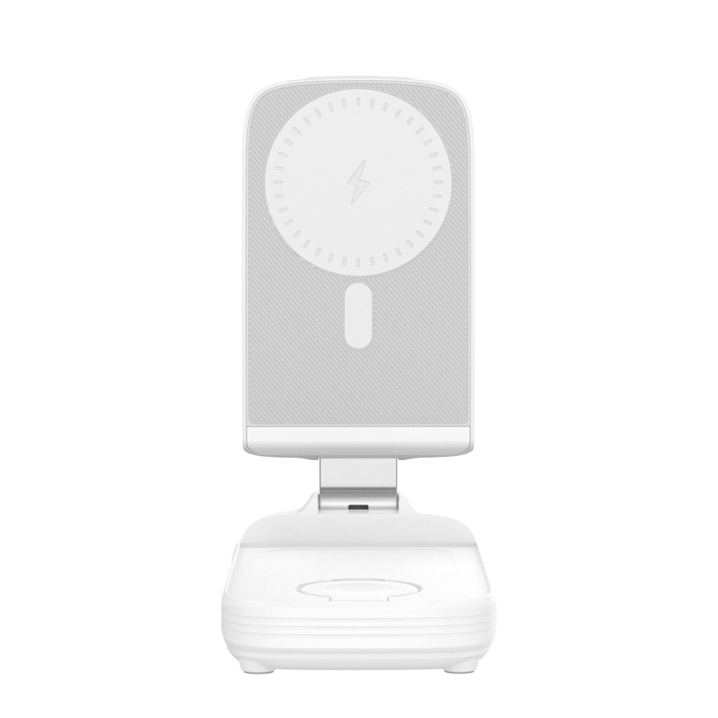 Trois-en-un Magsafe sans fil charge rapide pliant téléphone mobile magnétique Bracket vertical
