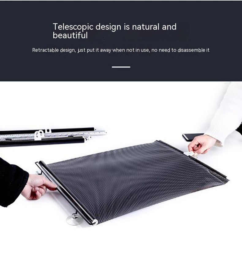 Car Automatique Winding Automatic Retractable Thermal Insulation Shutter Silver Laser Car Su