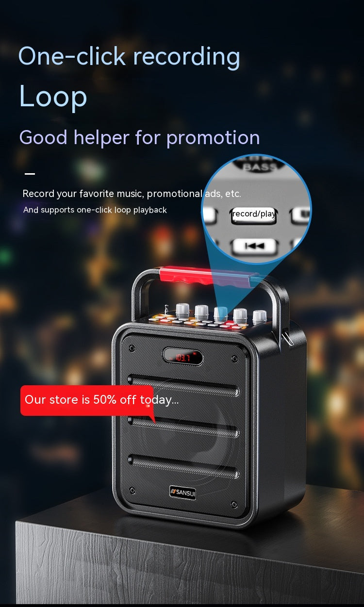 Sous-woofer portable de haute puissance Square Audio