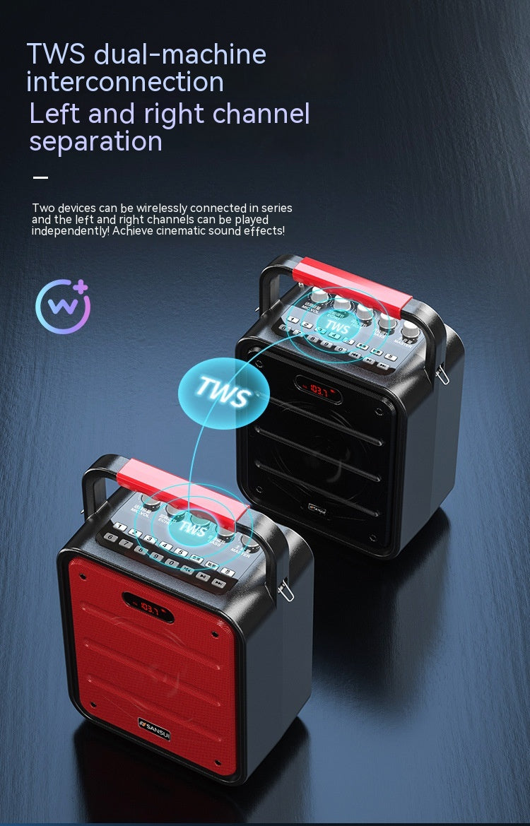 Sous-woofer portable de haute puissance Square Audio