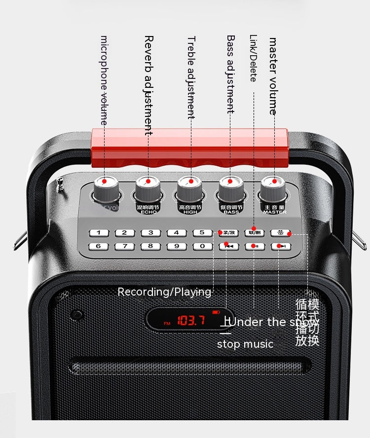 Sous-woofer portable de haute puissance Square Audio