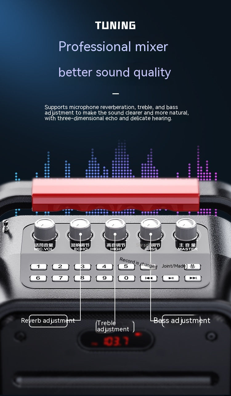 Sous-woofer portable de haute puissance Square Audio
