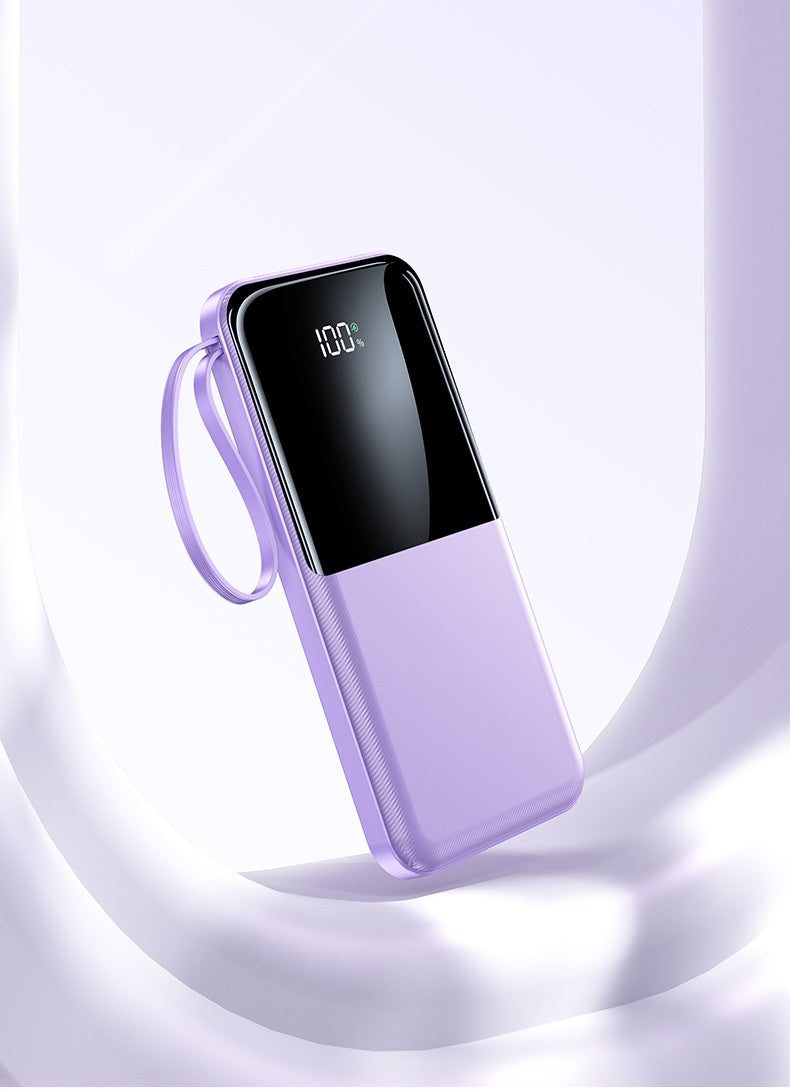 Charge rapide avec câble 20000mAh Grande capacité Portable Portable Power Pack