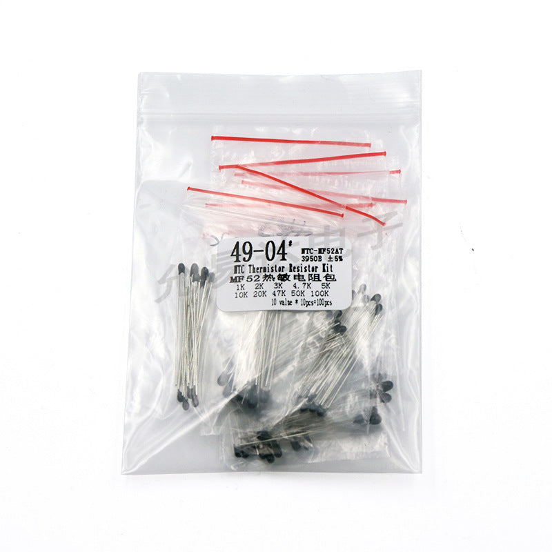 MF52 Thermal Resistor Pack NTC 1K-100K 3950B 10 types chacun au total