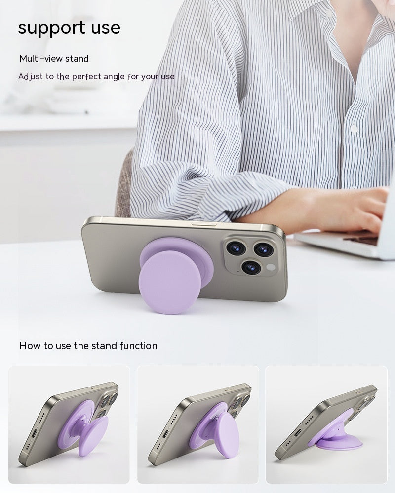 Silicone Airbag Magnetic Phone Holder Bureau Pliage télescopique