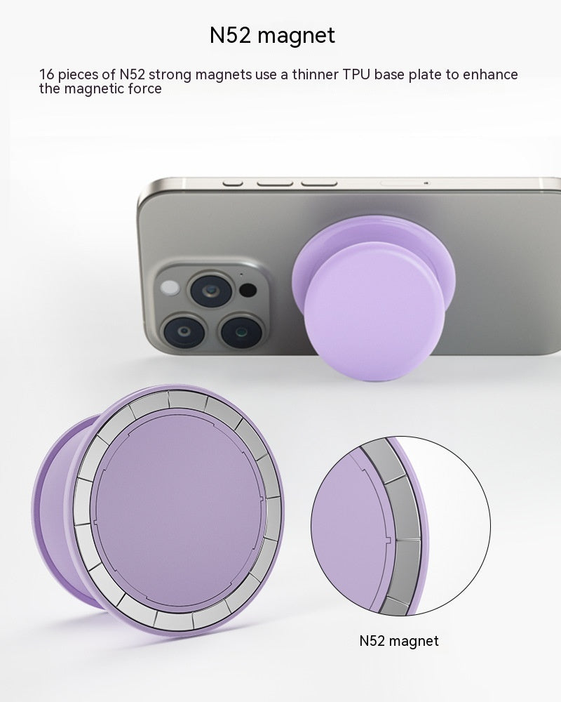 Silicone Airbag Magnetic Phone Holder Bureau Pliage télescopique