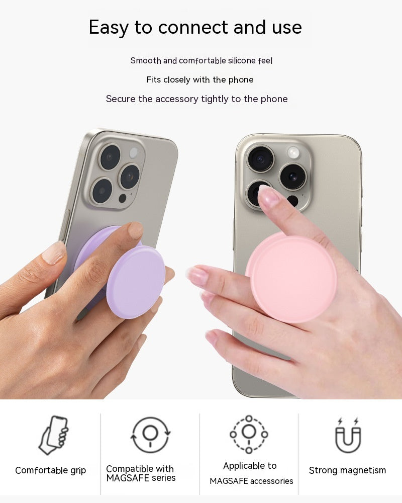 Silicone Airbag Magnetic Phone Holder Bureau Pliage télescopique