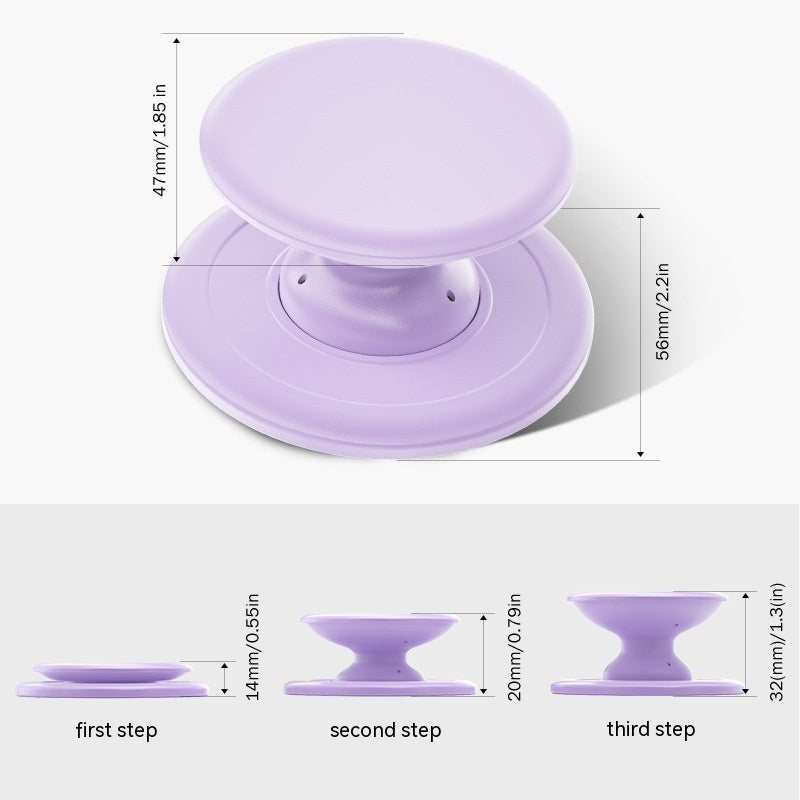 Silicone Airbag Magnetic Phone Holder Bureau Pliage télescopique