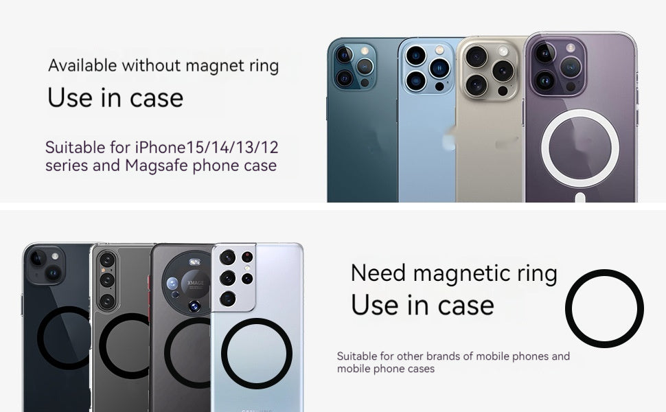 Silicone Airbag Magnetic Phone Holder Bureau Pliage télescopique
