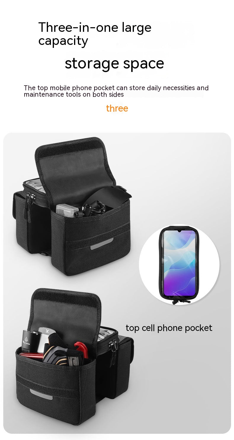 Bilateral Tube Touchscreen Bag
