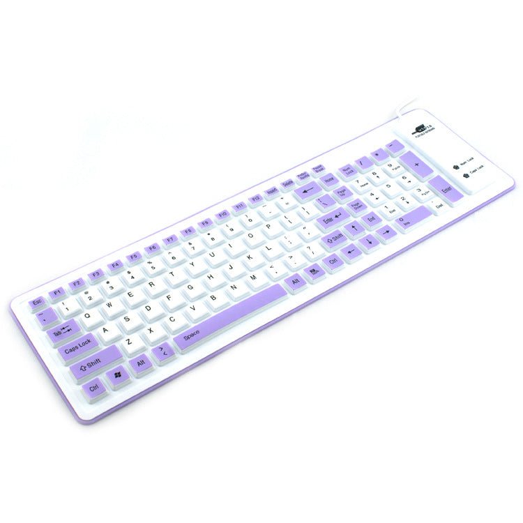 Étanche à pliage Et le clavier en silicone anti-poussière