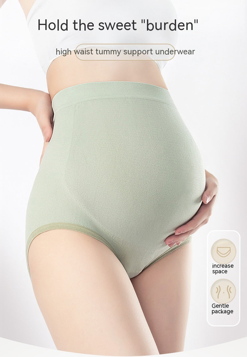 Thin Breathable Cotton Crotch Belly Support Postpartum Femmes enceintes Sous-vêtements sans couture